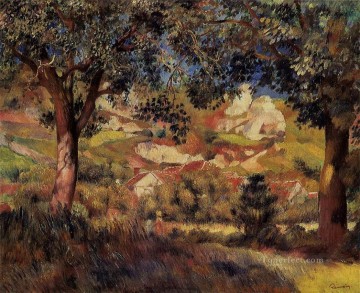 Pierre Auguste Renoir Painting - lanscape in la roche guyon Pierre Auguste Renoir
